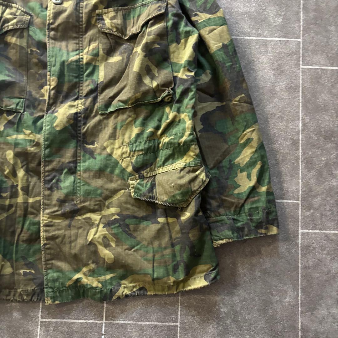 80s M-65 フィールドジャケット ウッドランド SCOVILL 古着