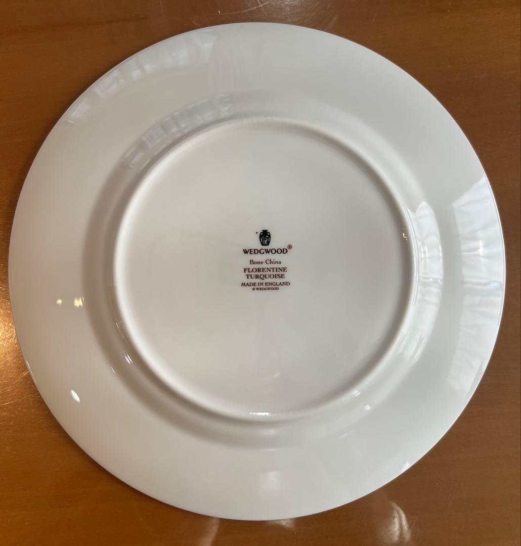 wedge wood フローレンターコイズ 21cmプレート4枚セット