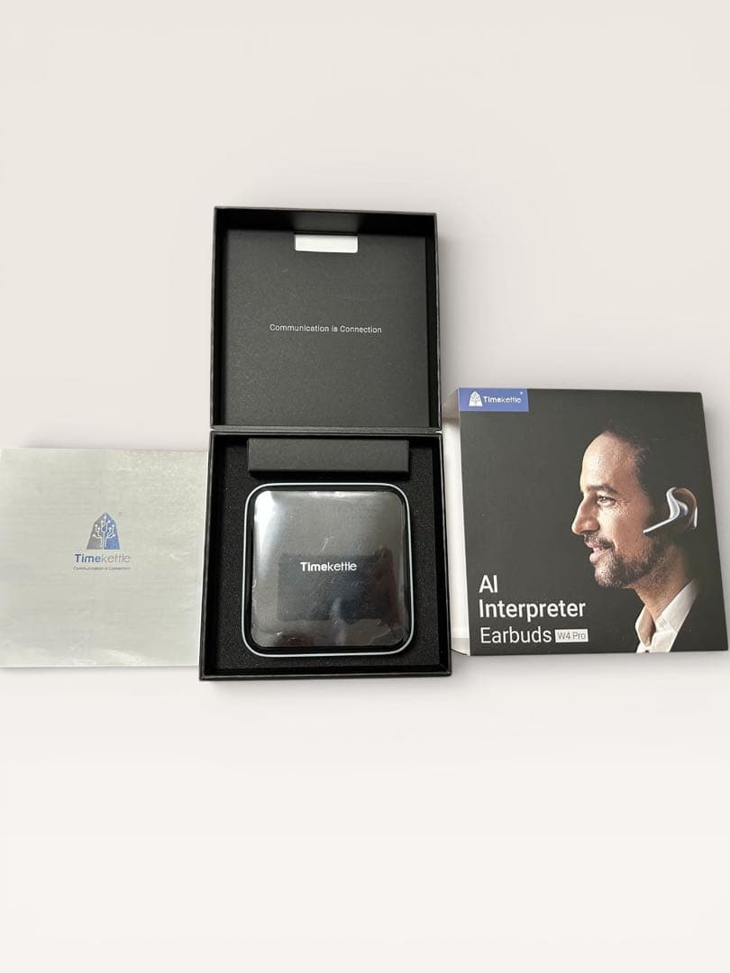 動作確認のみ未使用Timekettle W4Pro 翻訳イヤホン