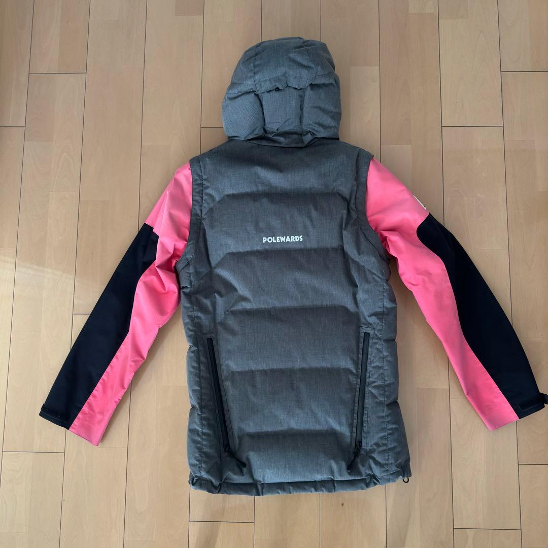 ポールワーズ　スノーボードウェア　ダウンベスト