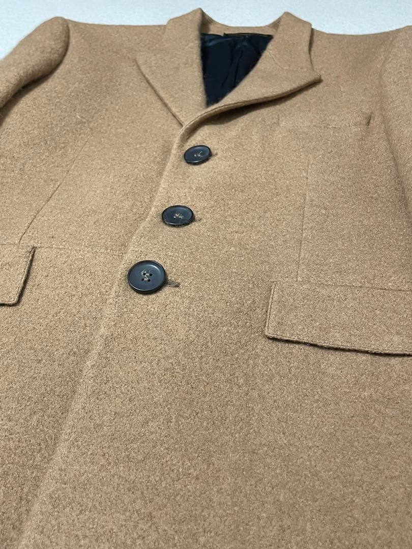 Lucchino◇イタリア製◇アルパカ100%高級生地使用メンズチェスターコート