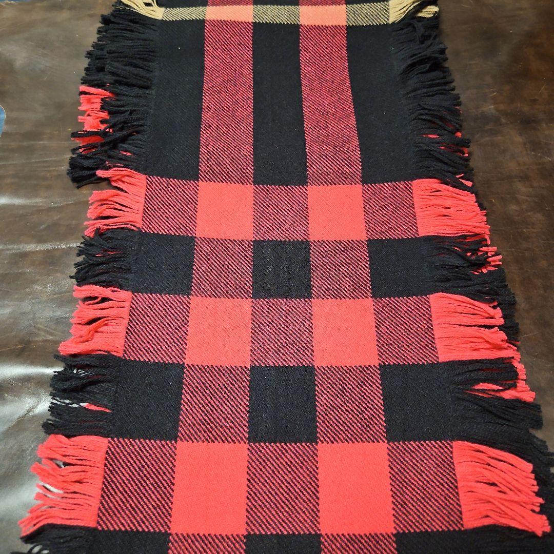 BURBERRY　ダブルフリンジロングマフラー