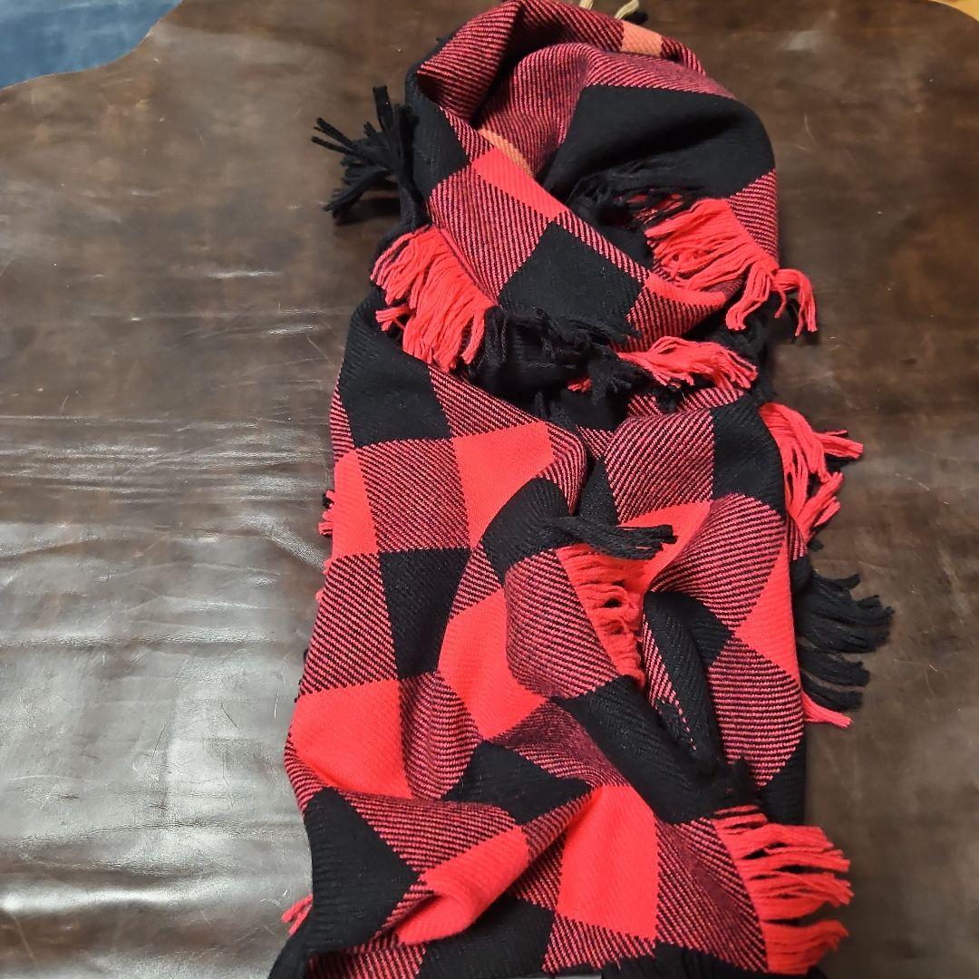 BURBERRY　ダブルフリンジロングマフラー