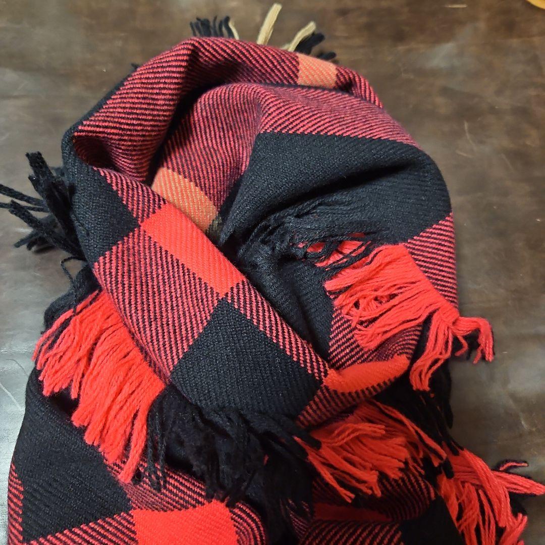 BURBERRY　ダブルフリンジロングマフラー