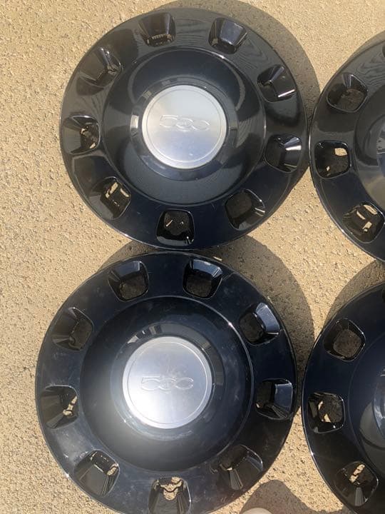 フィアット500ホイールキャップ　カバー　14インチ4枚セット