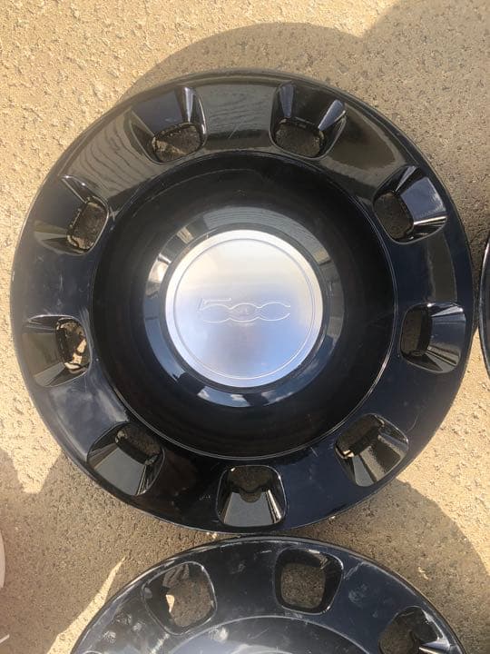 フィアット500ホイールキャップ　カバー　14インチ4枚セット