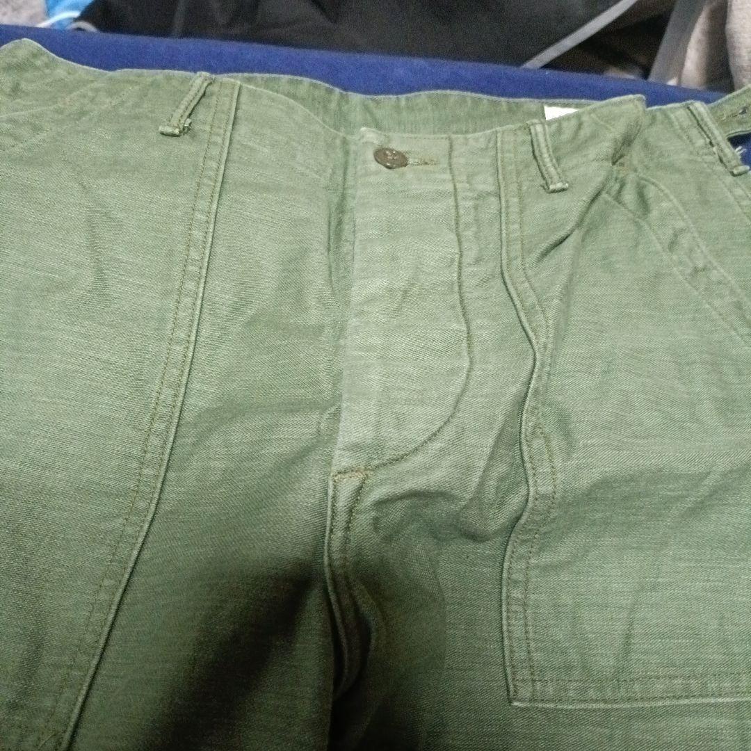 orSlow ファティーグパンツ オリーブグリーン M
