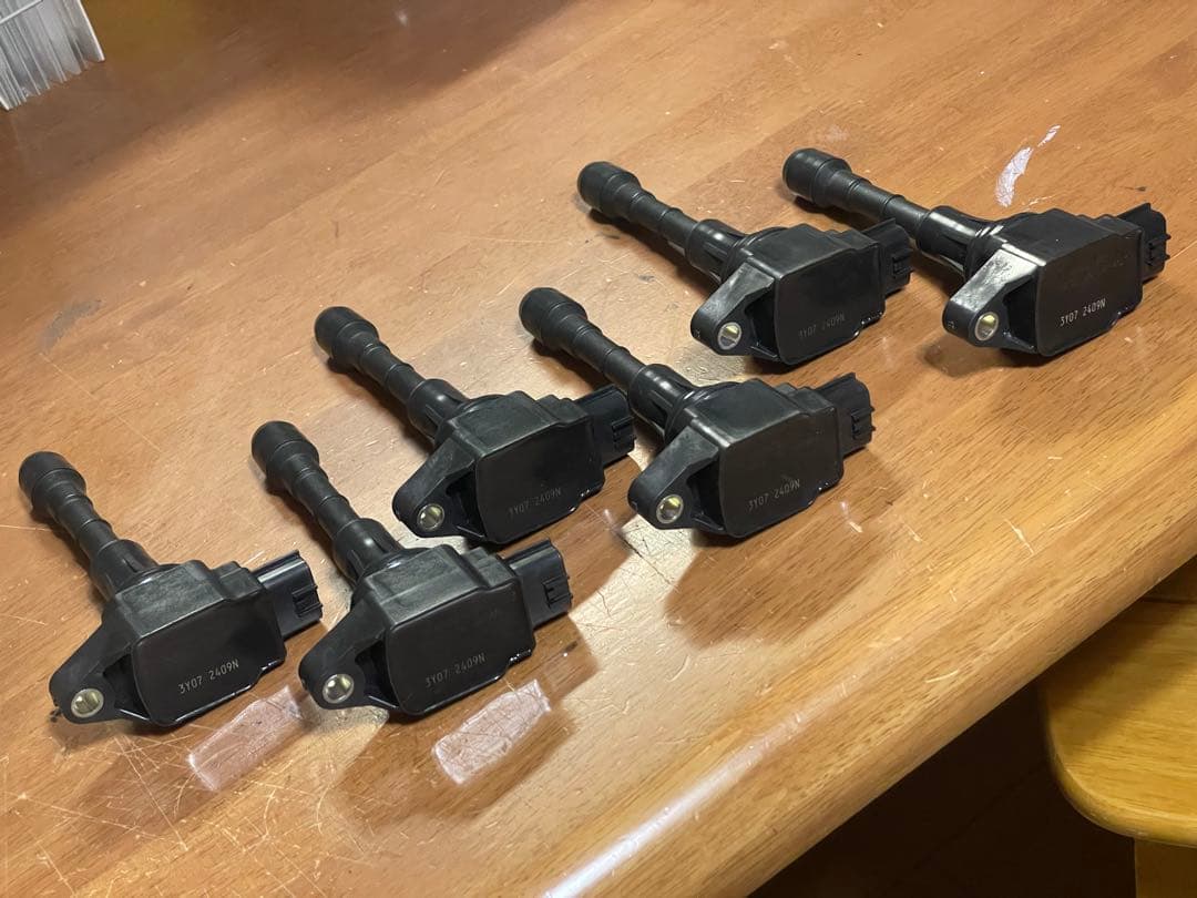 日産VQ35HR用 日立ヒタチイグニッションコイル＆デンソースパークプラグセット