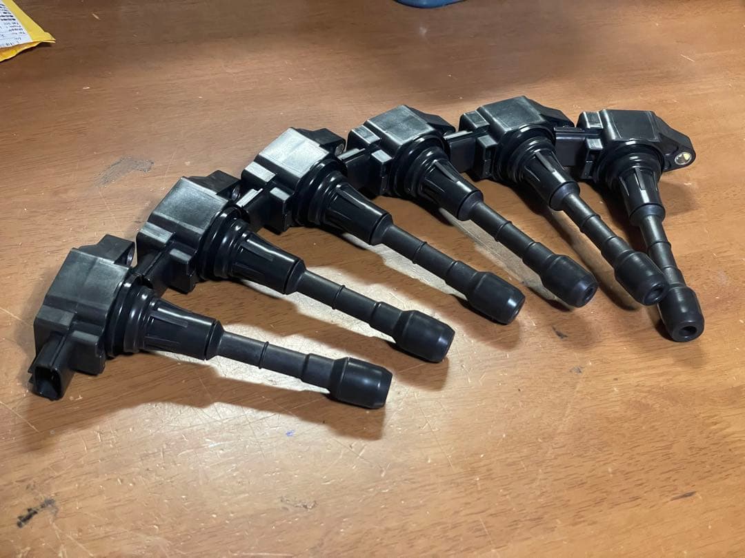 日産VQ35HR用 日立ヒタチイグニッションコイル＆デンソースパークプラグセット