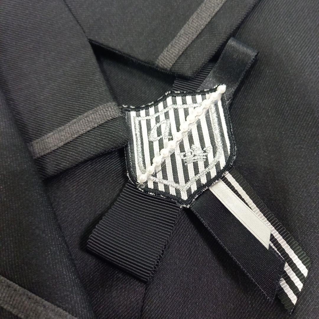 arisanaアリサナ160　4点ダブル銀ボタン卒服美品(リボンタイおまけ付き)