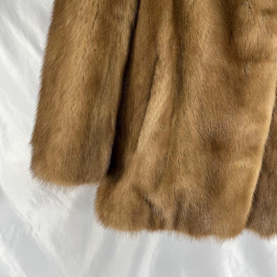 ブラウン ミンクコート