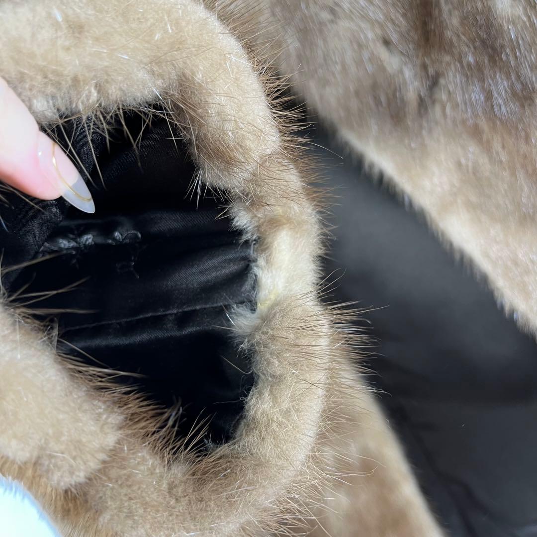 ブラウン ミンクコート