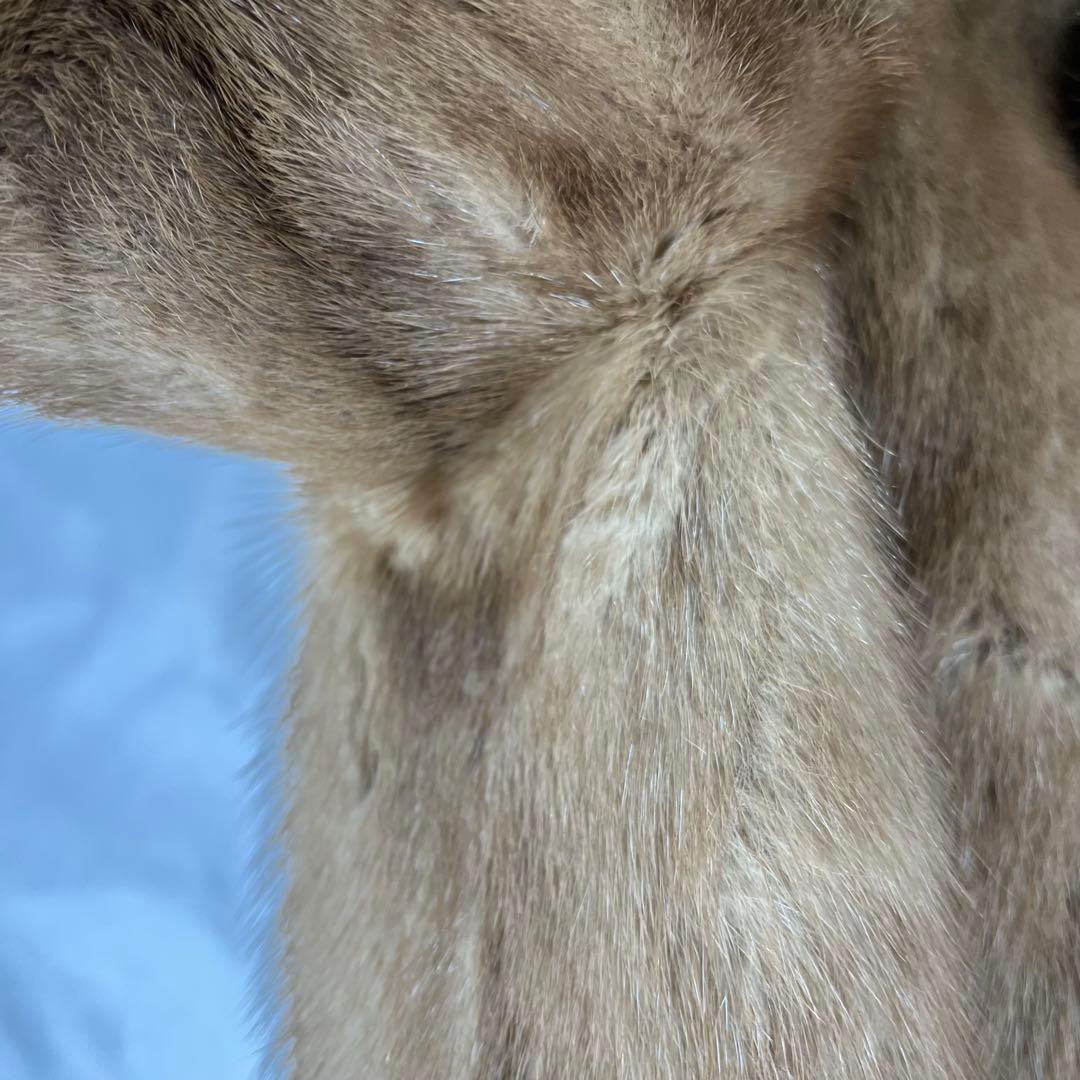 ブラウン ミンクコート