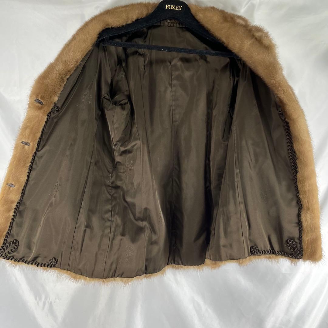 ブラウン ミンクコート