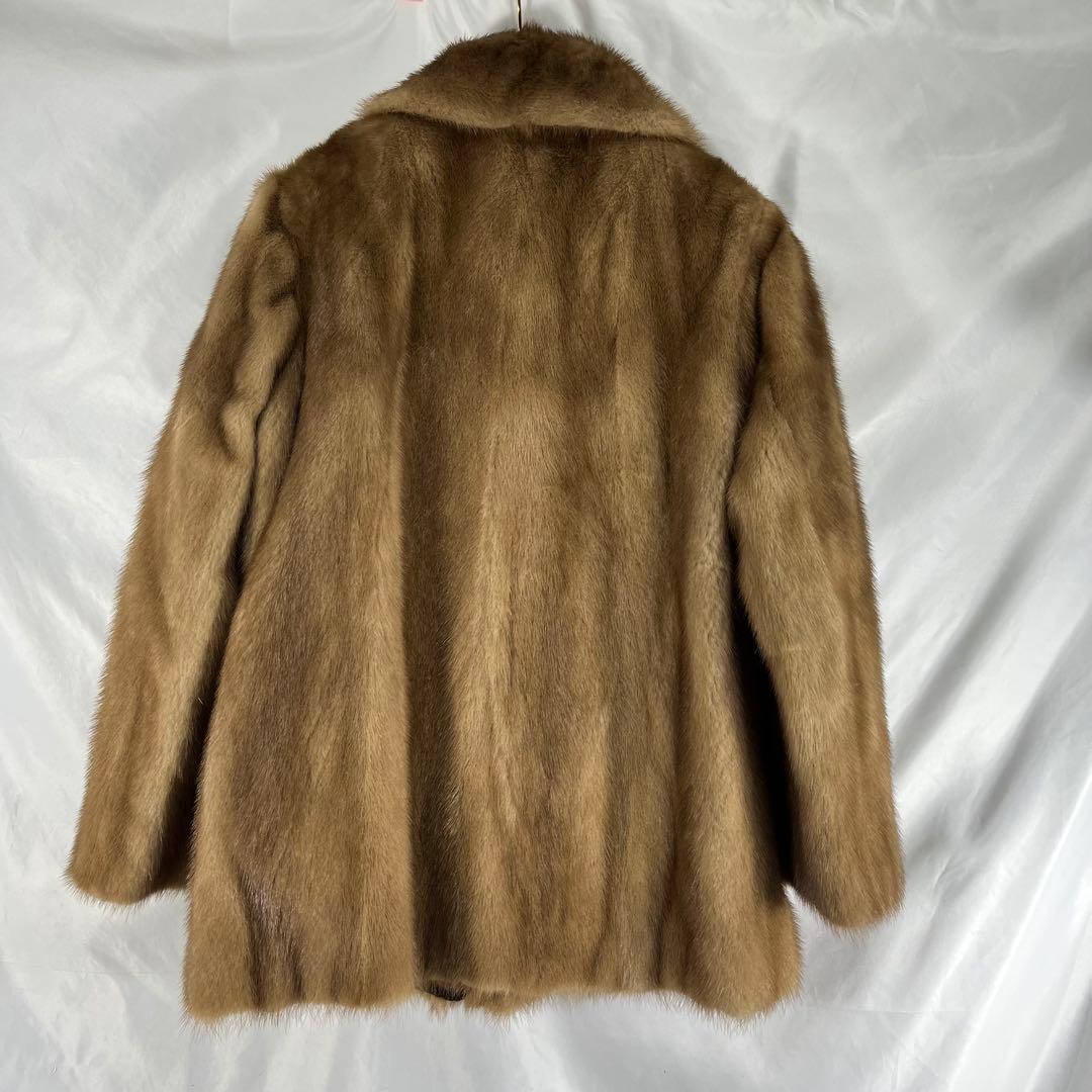 ブラウン ミンクコート