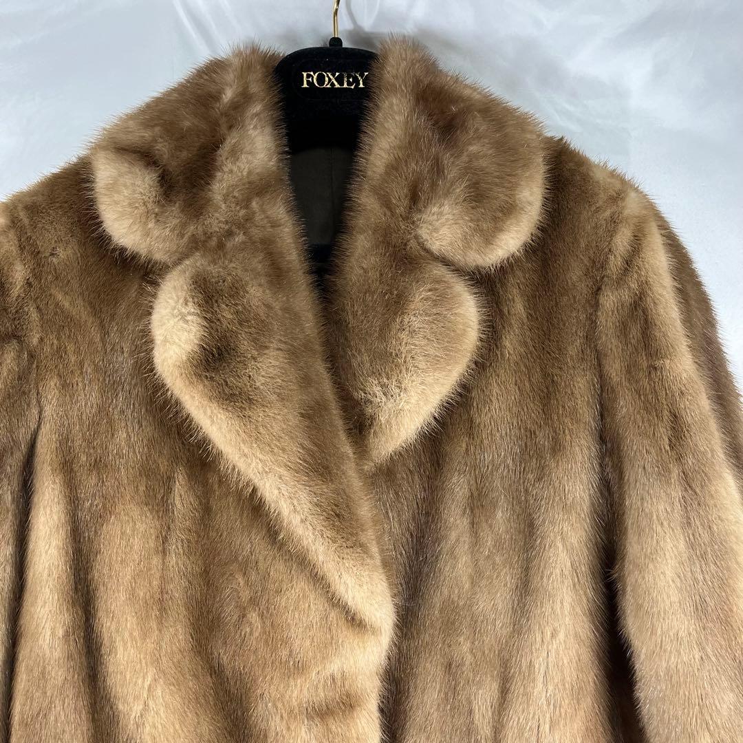 ブラウン ミンクコート