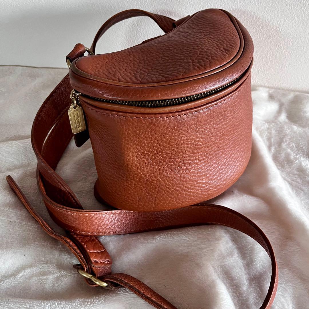 希少　オールドコーチ　ソノマコレクションウエストポーチ　ショルダーバッグ　半円型