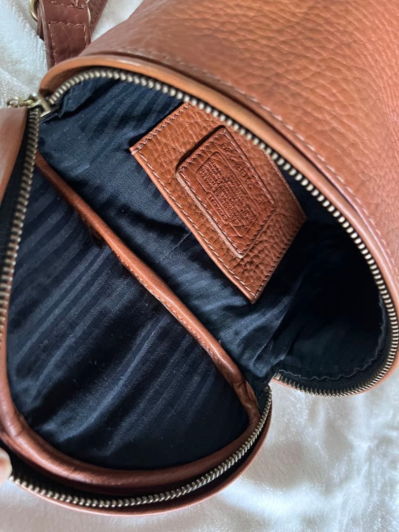 希少　オールドコーチ　ソノマコレクションウエストポーチ　ショルダーバッグ　半円型