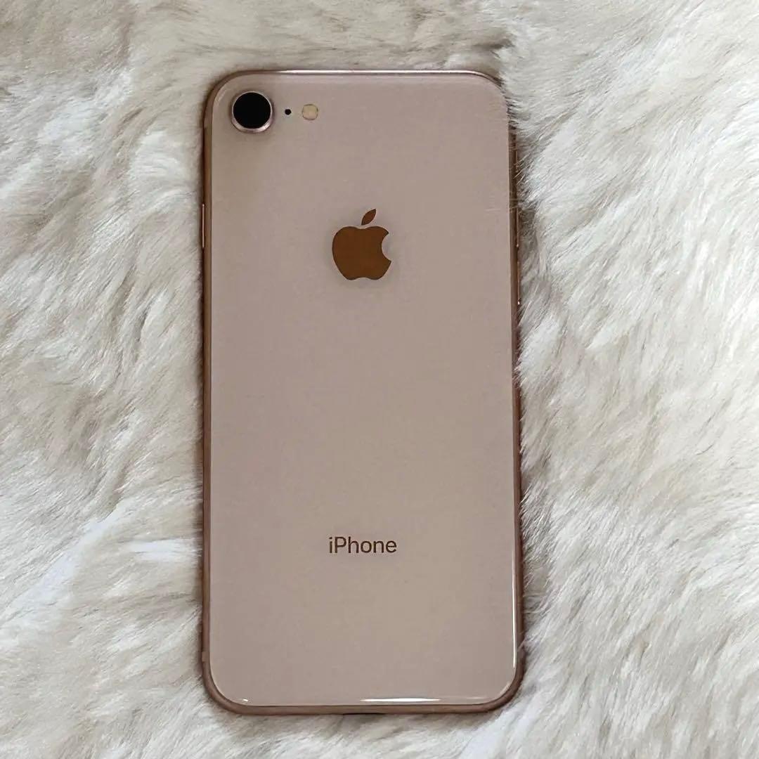 Apple iPhone8 64G SIMフリー ピンクゴールド スマートフォン