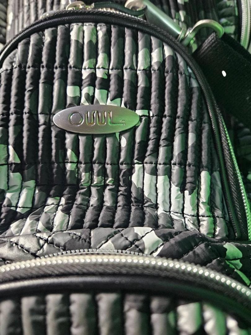 素人ゴルファー送料無料/超お　展示品未使用　OUUL 迷彩柄 ゴルフバッグ