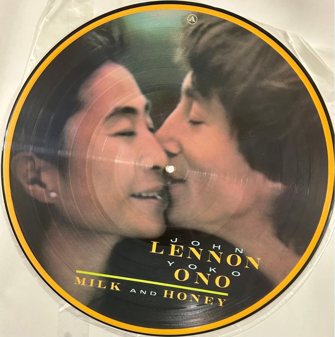 ジョン・レノン　オノ・ヨーコ　ミルク・アンド・ハニー　12㌅ピクチャーレコード
