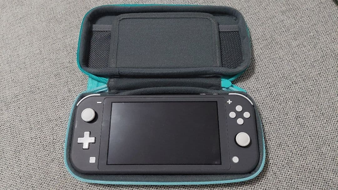 【大値下げ】Switch Lite グレー 本体 充電器 ケース ソフト