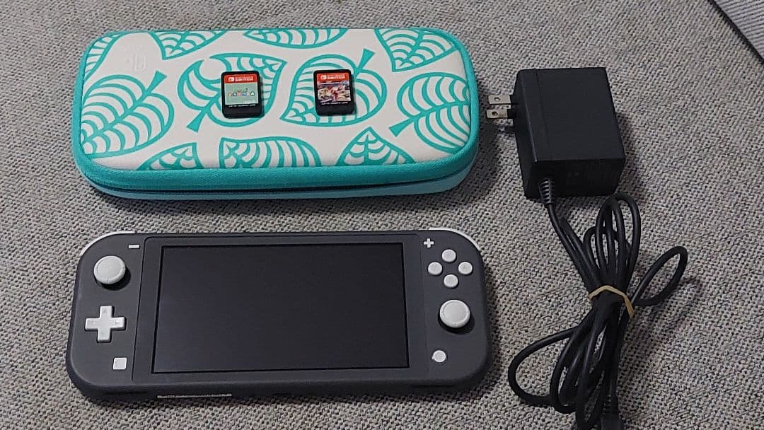 【大値下げ】Switch Lite グレー 本体 充電器 ケース ソフト