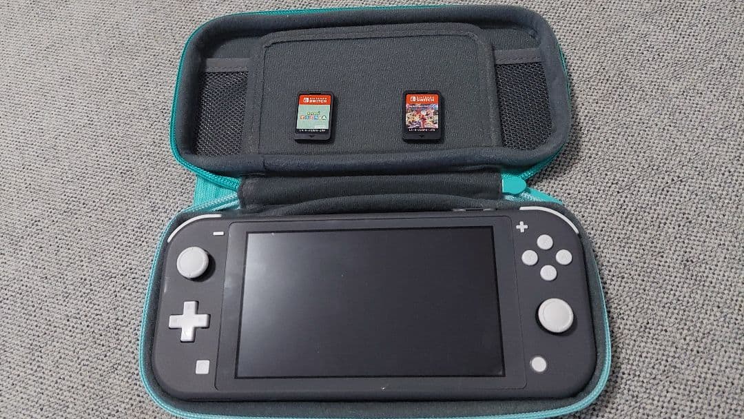 【大値下げ】Switch Lite グレー 本体 充電器 ケース ソフト