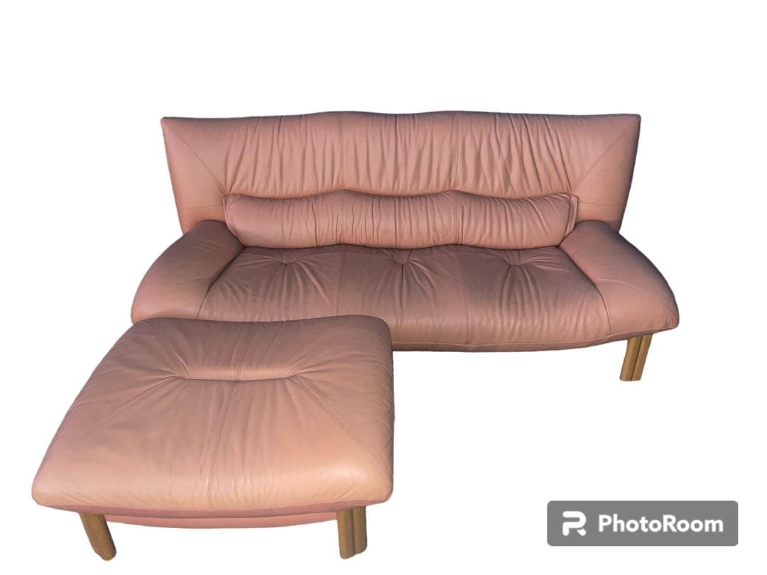 ソファー　カリモク　本革