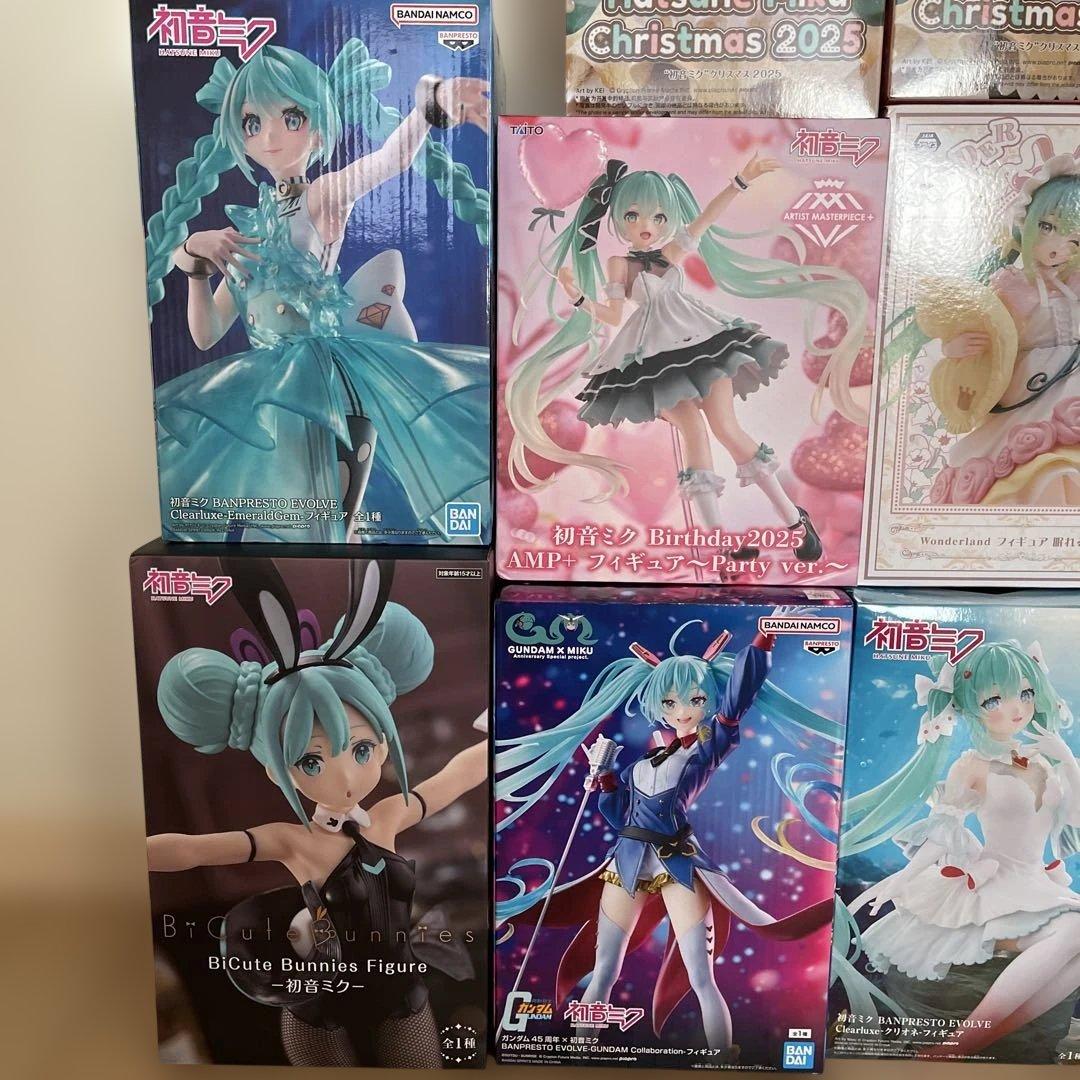 プライズフィギュア　美少女　フィギュア　初音ミク まとめ売り　8種10体