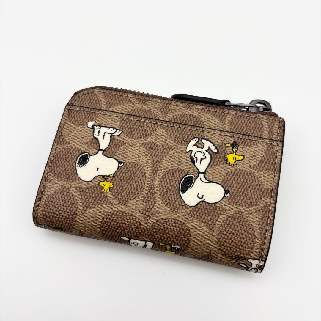 【COACH X PEANUTS】キー ケース！シグネチャー！スヌーピー