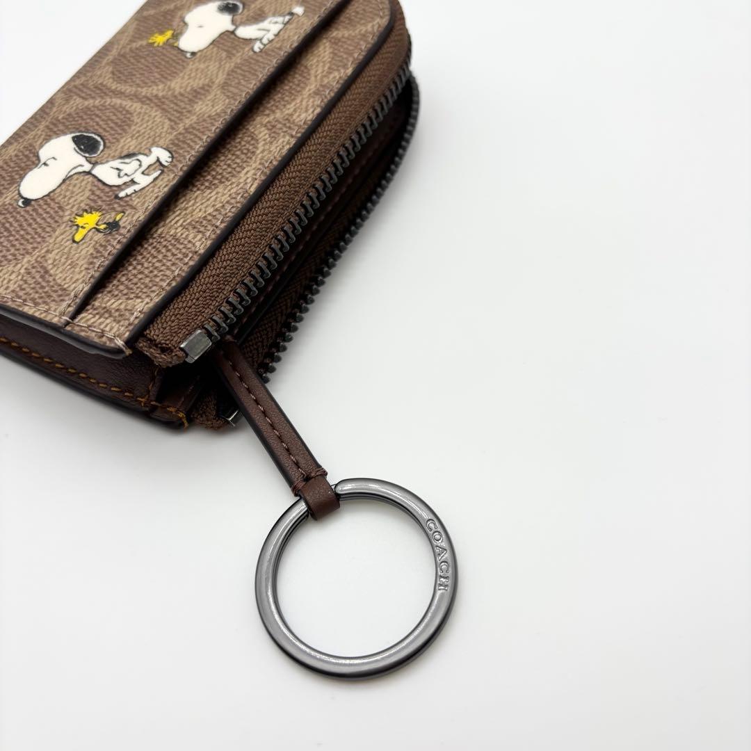 【COACH X PEANUTS】キー ケース！シグネチャー！スヌーピー