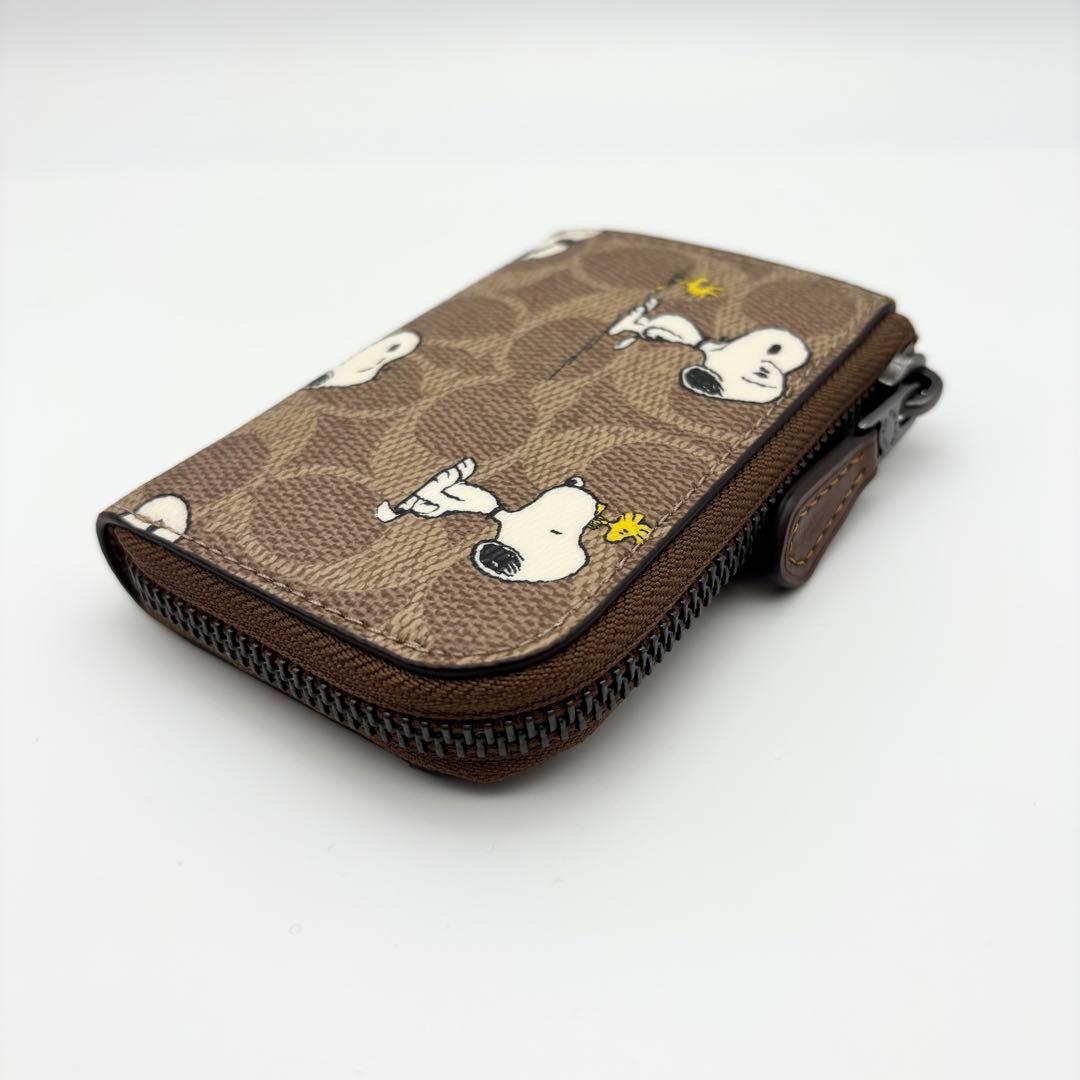 【COACH X PEANUTS】キー ケース！シグネチャー！スヌーピー