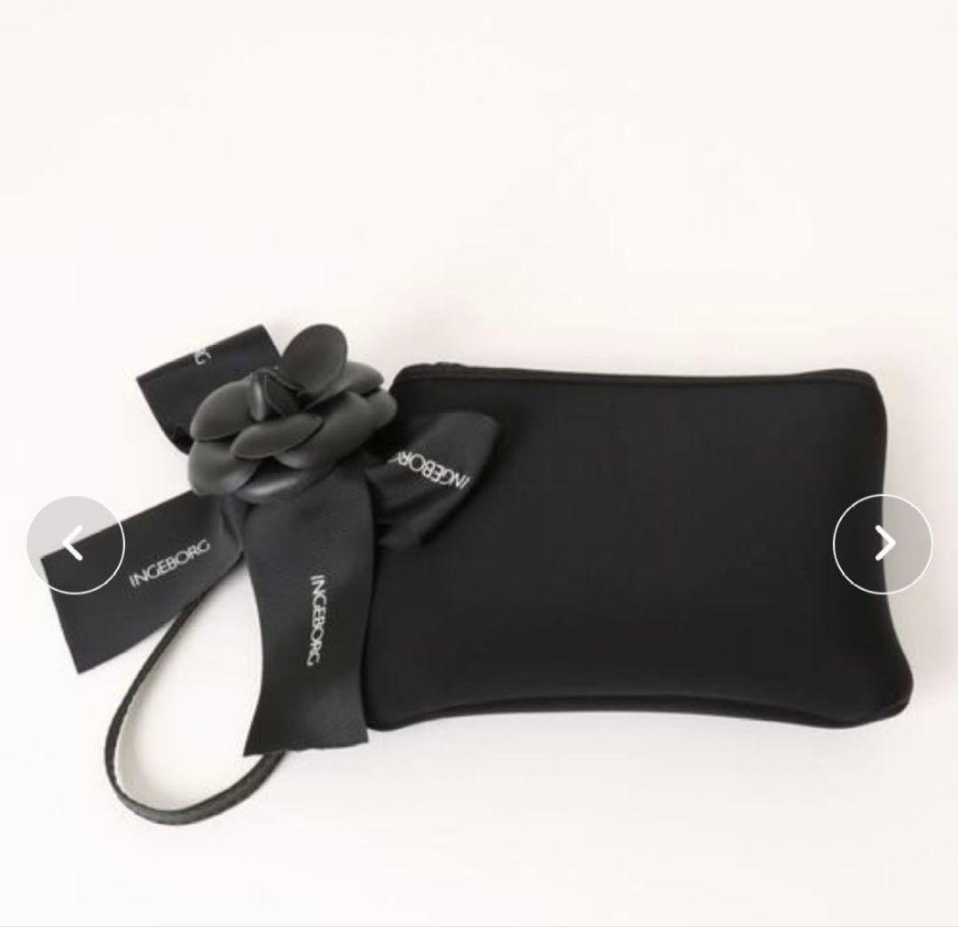 【じゅりママ】インゲボルグ雨を楽しむトートバッグ新品未使用ポーチ、タグ付き