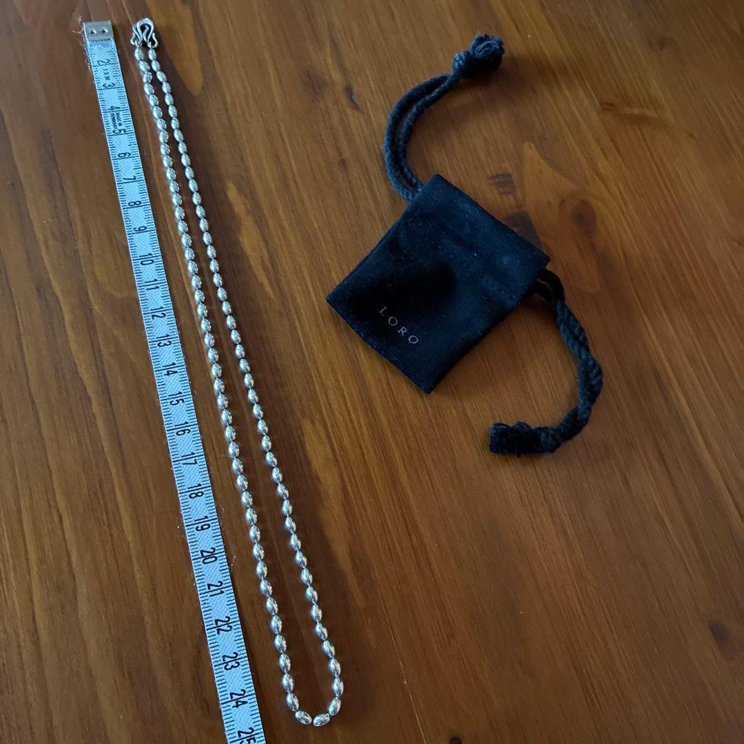 LORO★P necklace 01 50㎝　シルバー