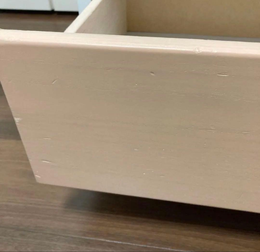 ニトリ　ハイチェスト　7段　ピンク チェスト　タンス