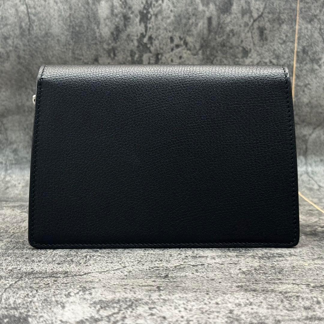 未使用級✨ジミーチュウ マデリン クリスタル チェーン ショルダーバッグ レザー