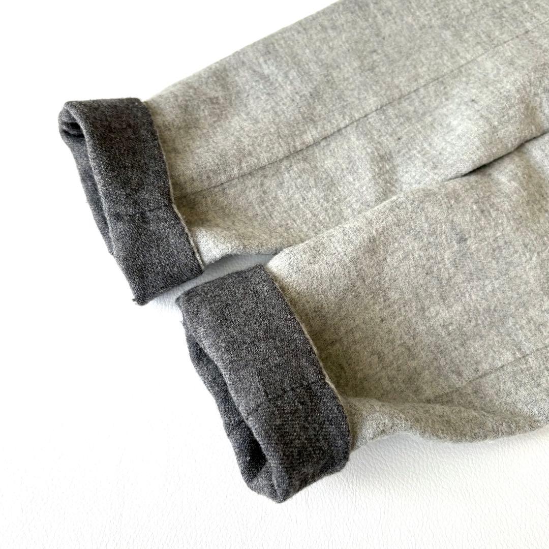 カシミヤ混＊Theory リバーコート ダブルフェイス ロング丈 グレー