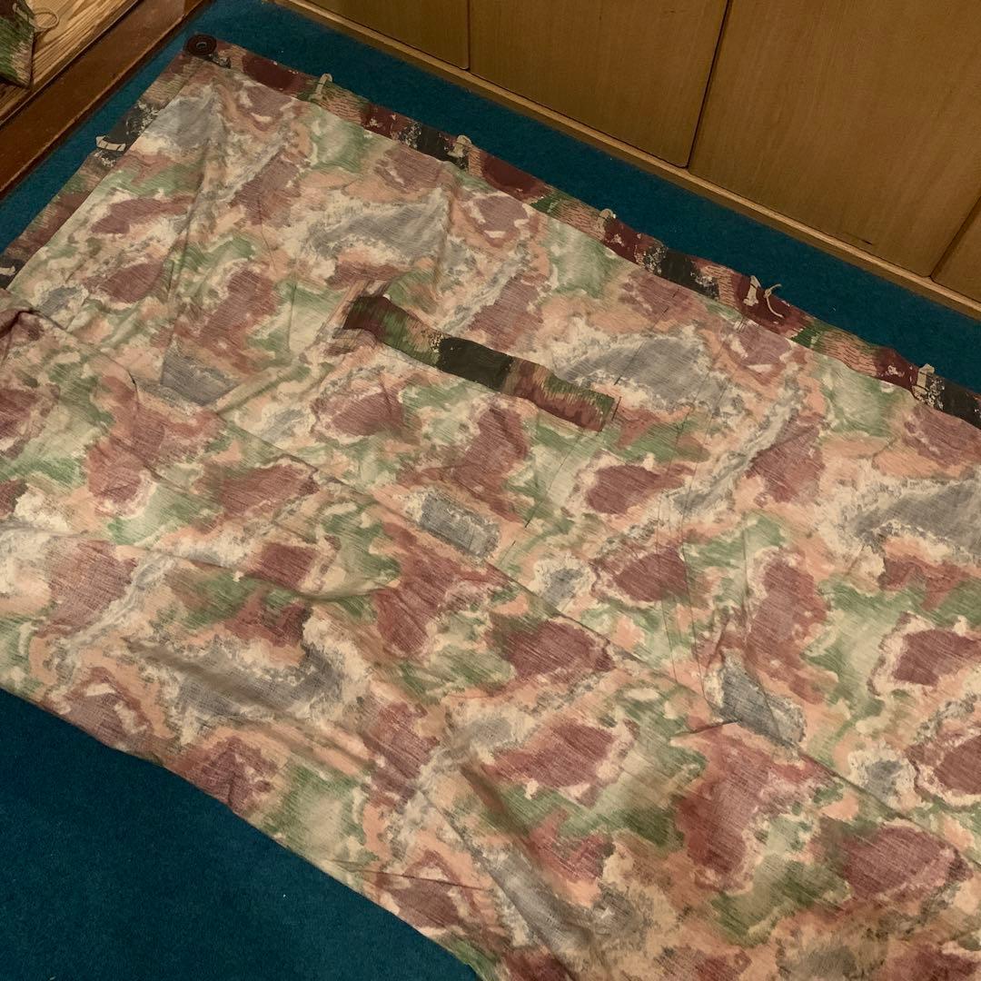超希少 新品未使用デッドストック チェコ軍ポンチョテントタープ 2枚セット