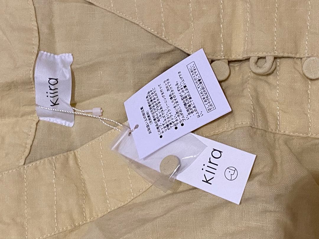 Sale♬タグ付き未使用★Kiira Linen quilt jump suit