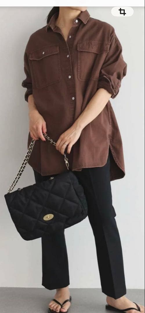 SLOBE IENA キルティングショルダー バッグ