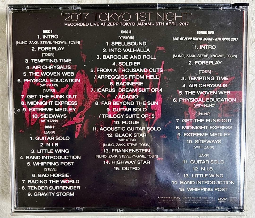 洋楽 GENERATION AXE/2017 COMPLETE SET +2019