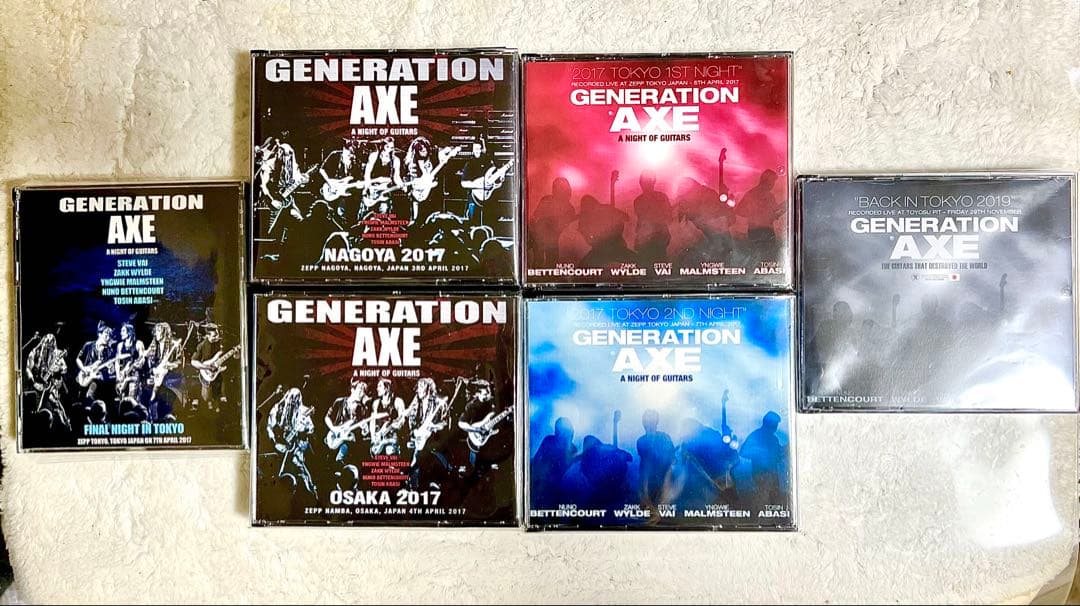 洋楽 GENERATION AXE/2017 COMPLETE SET +2019