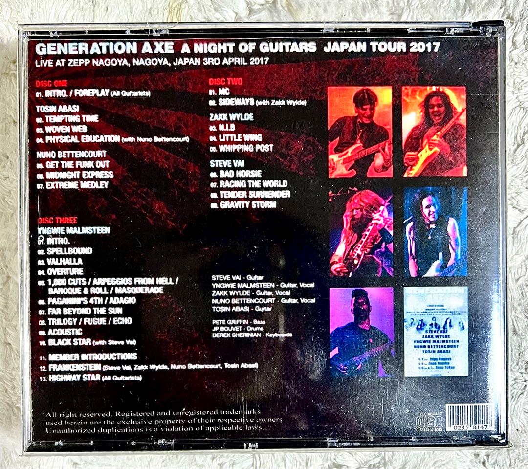 洋楽 GENERATION AXE/2017 COMPLETE SET +2019
