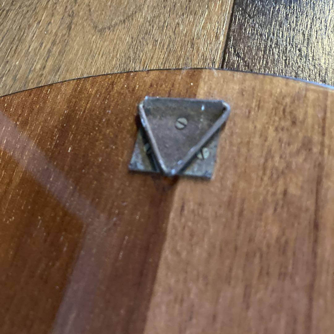 ヨーロッパアンティーク　壁掛鏡　大型　イタリア製　オーバル型　ヴィンテージ