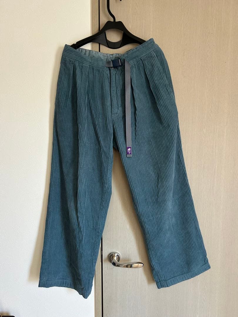 ノース フェイス パープルレーベル ガーメント ダイ コーデュロイパンツ 32