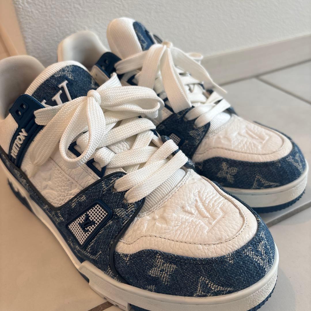 ルイ・ヴィトン　トレイナー・ライン スニーカー　デニム