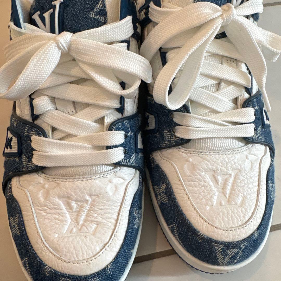 ルイ・ヴィトン　トレイナー・ライン スニーカー　デニム