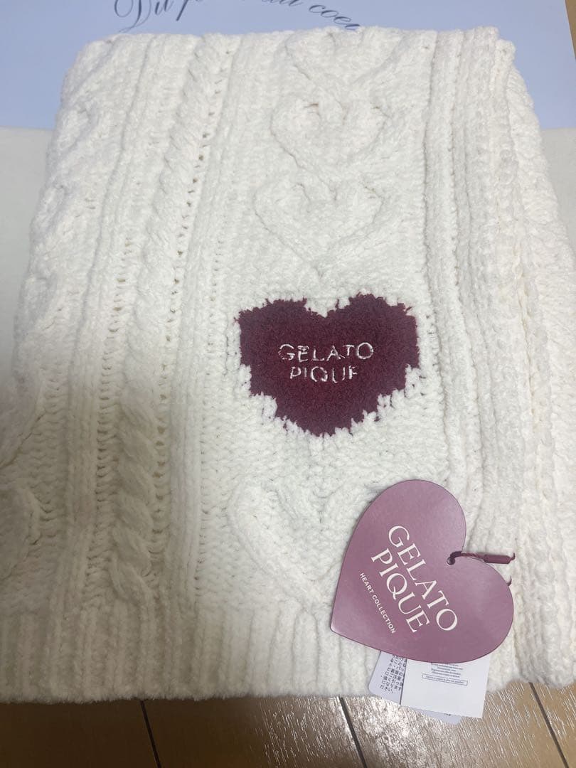 gelato pique ハートコレクション　大判ブランケット　ジェラートピケ