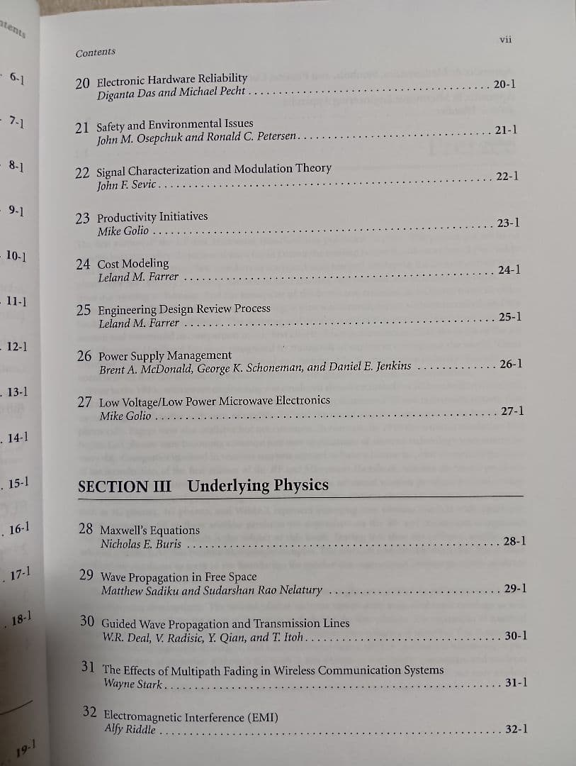 洋書 RF AND MICROWAVE APPLICATIONS AND SYSTEM